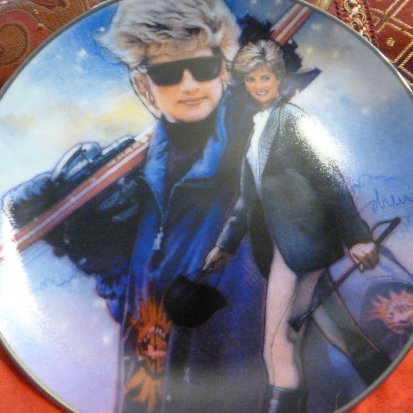 Princess Diana Fine Porcelain Plate -- Limited